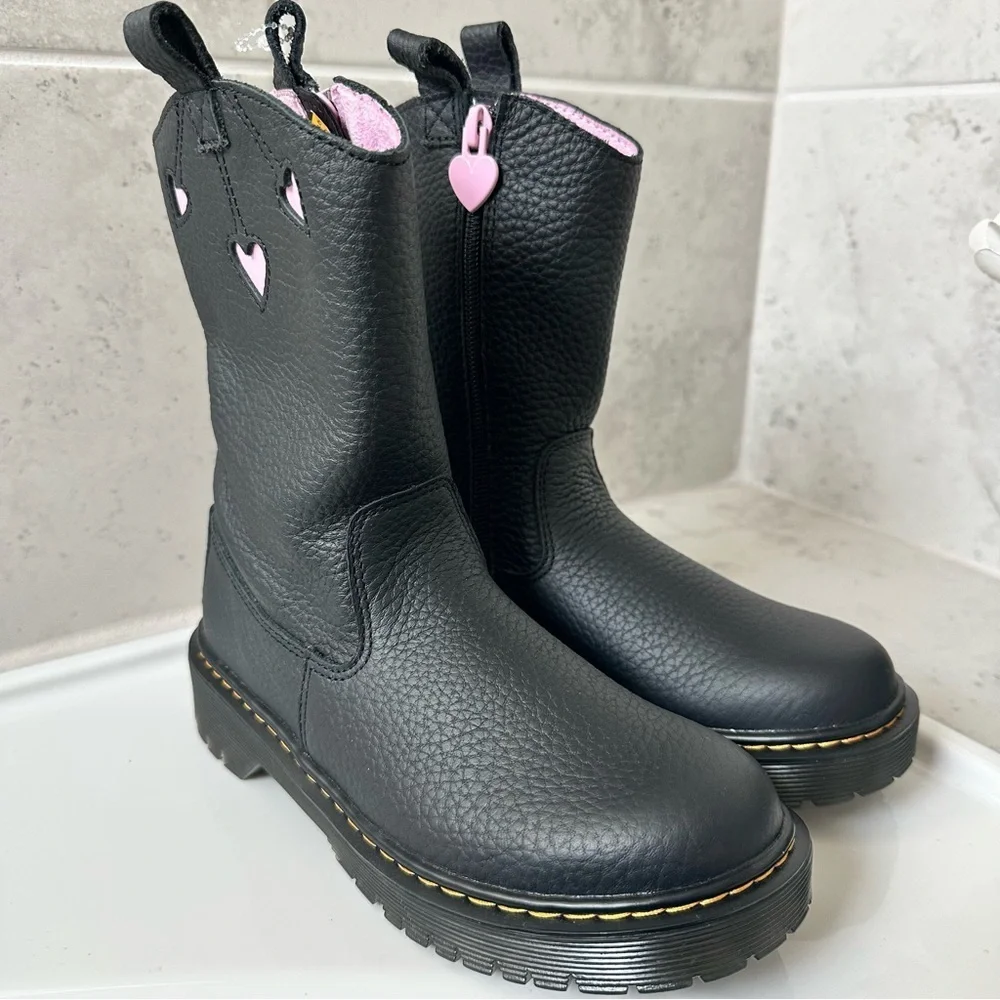 Dr. Martens Pink Interior Boots